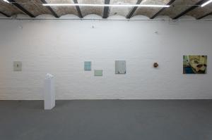 Installation View Sala Superiore: Silvano Rubino, Saverio Rampin, Richard Nonas, Sophie Westerlind